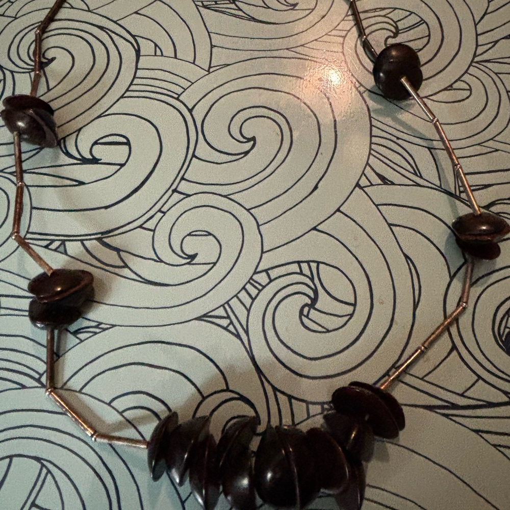Elegant Black Beaded Necklace